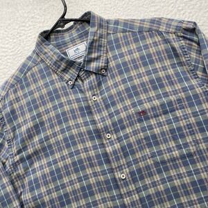 Southern Tide Shirt Mens Large Classic Fit Blue Plaid Button Up Casual Everyday